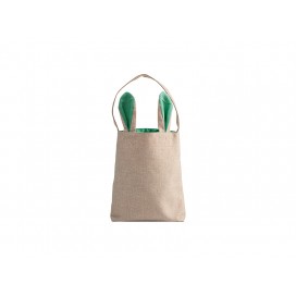 Sublimation Easter Bunny Bag (Green Ears, 29*34cm) (10/pack)